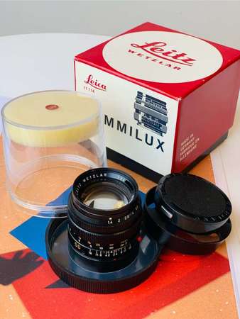 【Rare】Leica Summilux M 50mm f1.4 E43 V2 with Hood & Box