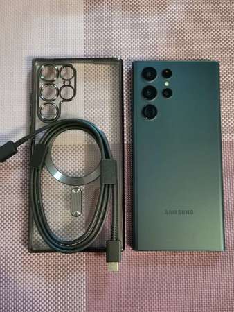 95％新 港行 Samsung S22 Ultra 5G (12+512GB) 綠色