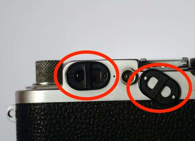 Leica I, II, III, standard Eyepiece Shell (Plasttic)