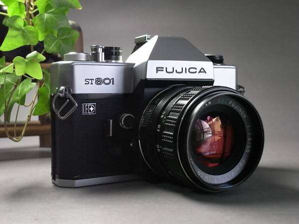 收藏級 Fujica ST801 (M42) 全機械菲林機皇 / EBC Fujinon 55mm f1.8 標準鏡頭