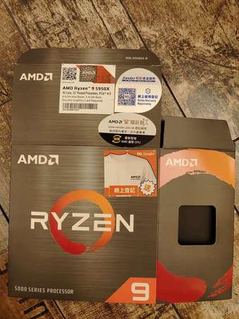 AMD Ryzen 5950x 加 CORSAIR 240 AIO