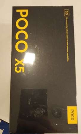 全新小米 Poco X5 8+128GB 黑色全新未開封 行貨