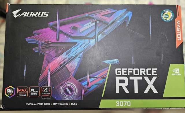 Gigabyte AORUS GeForce RTX™ 3070 MASTER 8G