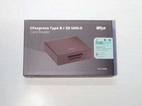 Wise CFexpress Type B / SD UHS-II Card Reader 讀卡器 (WA-CXS08)