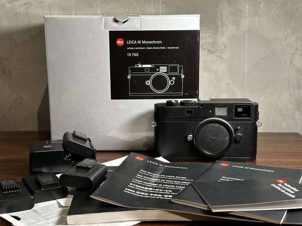 有盒**Leica Monochrom M CCD with box Shutter count 161xx, CCD ID: 52