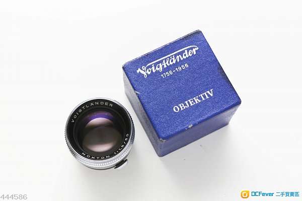 新淨企理 西德制 Voigtlander NOKTON 50mm f/1.5 50/1.5