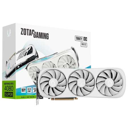 ZOTAC GAMING GeForce RTX4080 SUPER Trinity OC White Edition 16GB GDDR6X 顯示卡(ZT-D