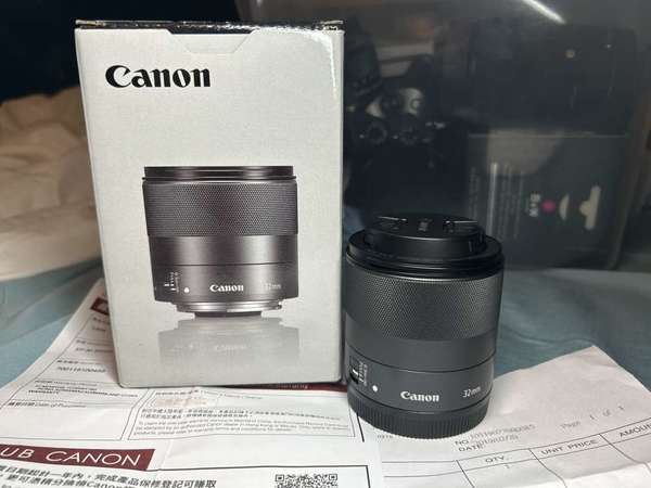 Canon EF M 32mm f1.4 定焦大光圈鏡頭