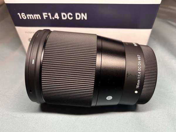 Sigma 16mm f1.4 DC DN for canon m mount