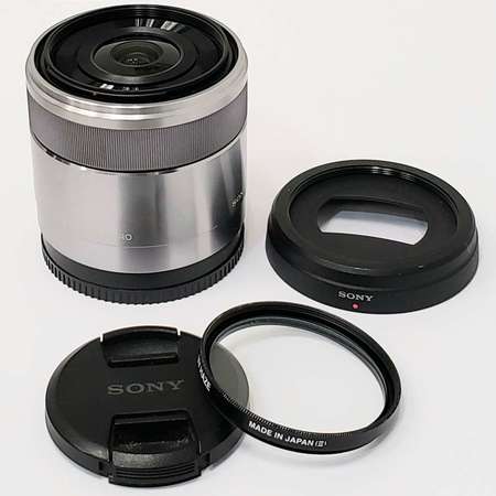Sony SEL30M35 E 30mm f/3.5 MACRO ( APSC 片幅 E-mount 相機 用 輕巧 微距鏡頭) - 95%新，送 日本 UV