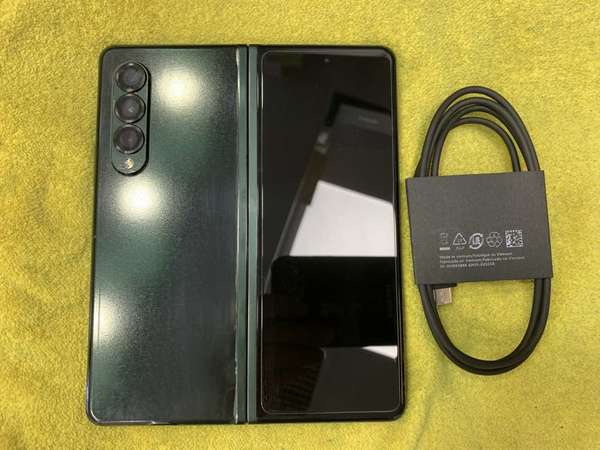 99%New Samsung Z Fold 3 5G 12+512GB 黑色 香港行貨 有配件 自用超值