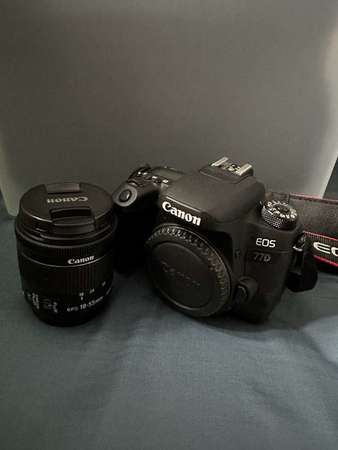Canon EOS 77D Kit with 18-55mm f/4-5.6 IS STM (有盒)