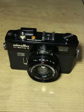 小型Minolta Hi-Matic E 40mm 1.7大光圈 全機冇凹凸甩油漆測光準