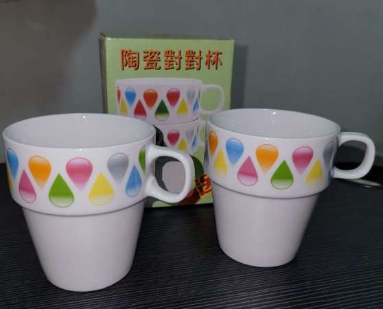 Lion & Globe 獅球嘜 陶瓷杯 2件一套價 對對碰杯 製品 裝潢裝 飾品 收藏品 Collectible Ceramic Porcelain Cup