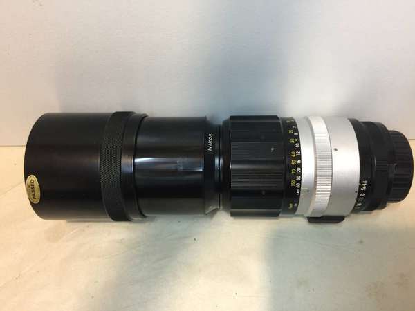 Nikkor-H, 1:4.5 F-300mm Lens 舊款後鏡有霧， 零件出售
