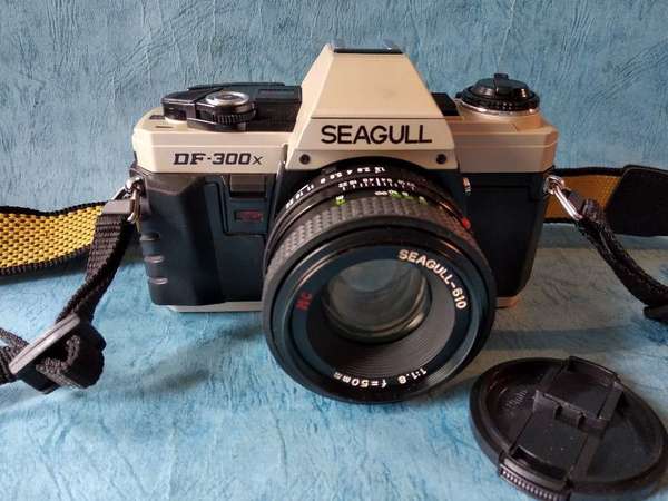 seagull df 300x 連50mm 1.8lens