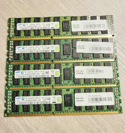 伺服器Server Samsung DDR3L 16GB，XEON E5-2697R V4，E5-1680 V3