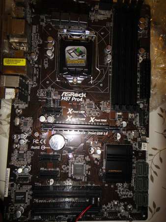 AsRock  H87 Pro4 ATX 主版 Socket 1150 四代CPU
