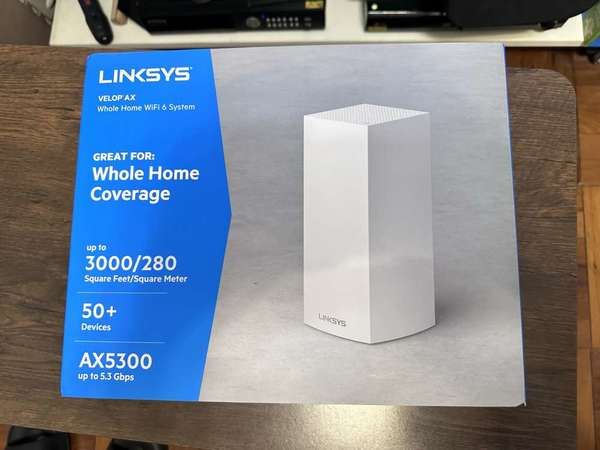 Linksys Velop 三頻 AX5300 WiFi6 網路系統 MX5300