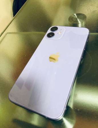 【256G】iphone 12 mini 紫色pruple 84%電 剛換玻璃貼