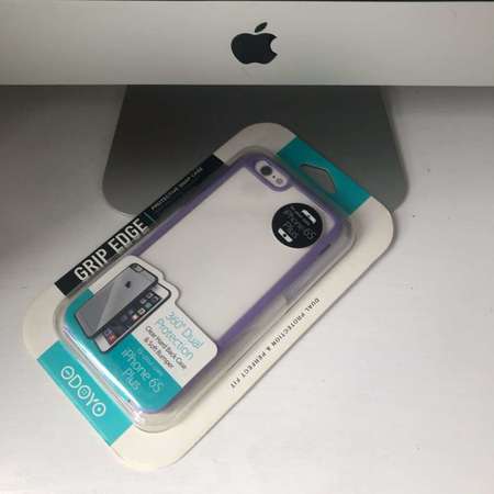 📱ODOYO Grip Edge Protective Case for iPhone 6S 6 PLUS PURPLE NEW 全新 手機 保護套📱