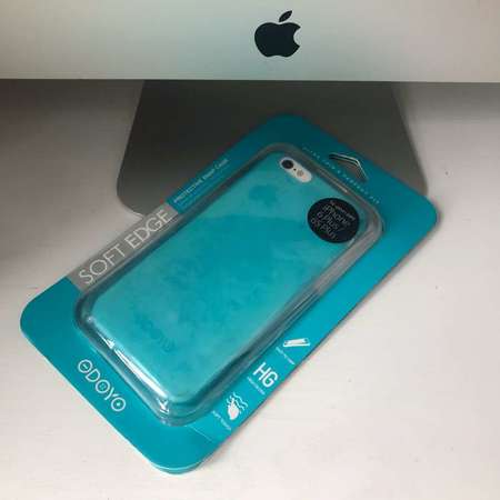 📱ODOYO Soft Edge Protective Case for iPhone 6S 6 PLUS BLUE NEW 全新 手機 保護套📱