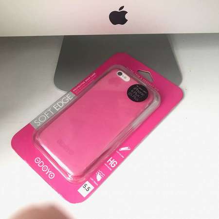 📱ODOYO Soft Edge Protective Case for iPhone 6S 6 PLUS PINK NEW 全新 手機 保護套📱