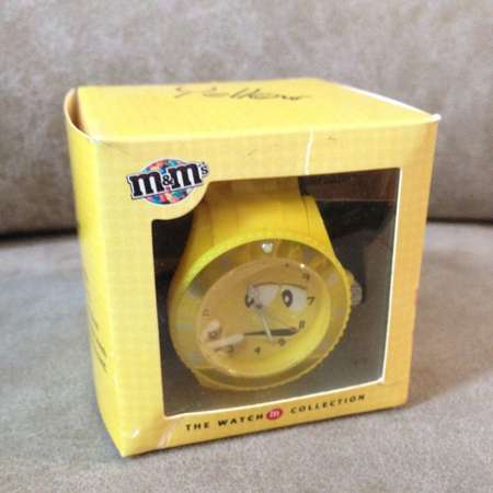 ⌚️ m&m The Watch Yellow (need battery replaced) 20211122-002 NEW 全新 卡通手錶 (要換電池)