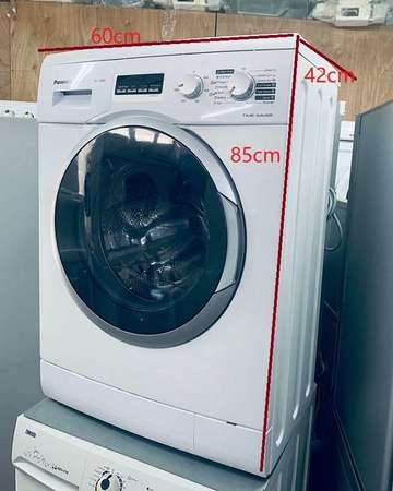 二手前置式 洗衣機 PANASONIC 樂聲 薄身型 1000轉 6KG 95%新 包送及安裝(包保用)****NA-106VC