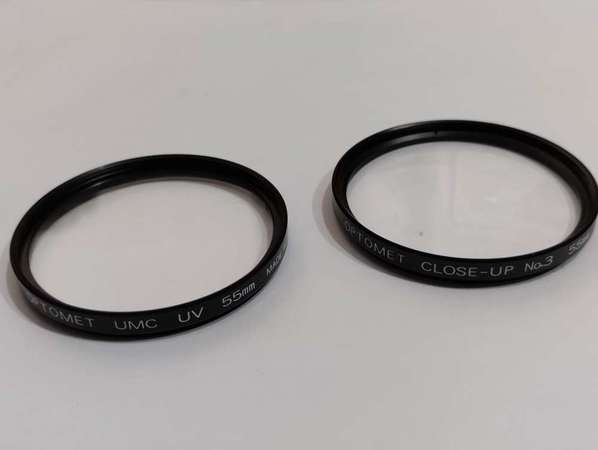 Optomec出品 55mm UMC UV & 55mm Close up No.3濾鏡