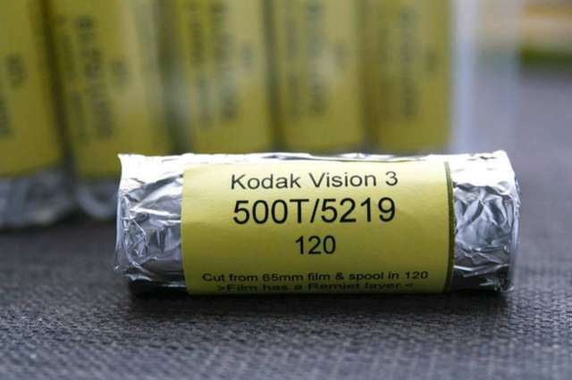 Kodak Vision3 500T/5219 120 motion picture color negative film