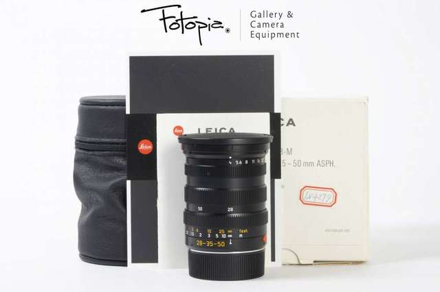|| Leica Tri-Elmar-M 28-35-50mm F4 ASPH - Black / v1 / E55 with packing ||
