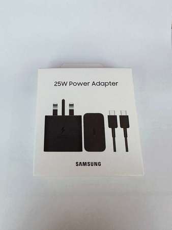 (三星原裝行貨) Samsung 25W Adapter USB-C 火牛 快充旅行 充電器 黑色 (包埋USB-C線)