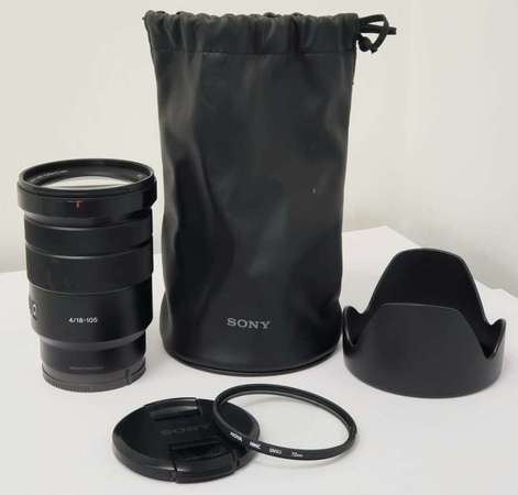 Sony SELP18105G E PZ 18-105mm f4 G OSS (電動變焦 恆定 f4 光圈 防震  小天涯鏡頭) - 送 日本 UV 保護濾鏡