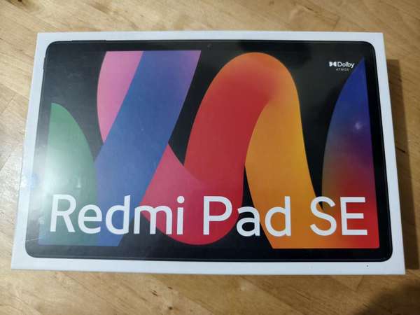 國行大陸版全新未開封小米Redmi Pad SE 6+128GB灰色Wifi，無購買單