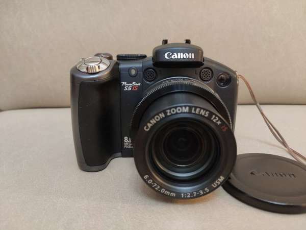 Canon PowerShot S5 IS 新淨CCD相機 數碼相機 12倍防震長鏡 有擰MON反MON 旅行便攝相機 天涯相機 輕便追星 追星相機 演唱會相機