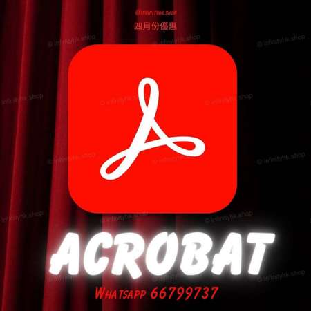 [全場最平、最穩定🥇] Adobe Acrobat Pro Photoshop PS AI LR PR for Windows/Mac/iPad All