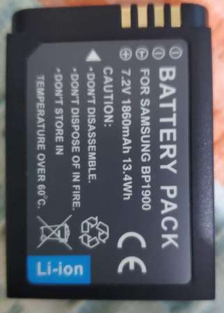 Samsung NX1 相機 副廠電池 BP1900
