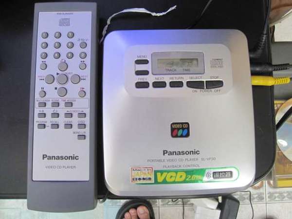 中古PANASONIC手提VCD機SL-VP30
