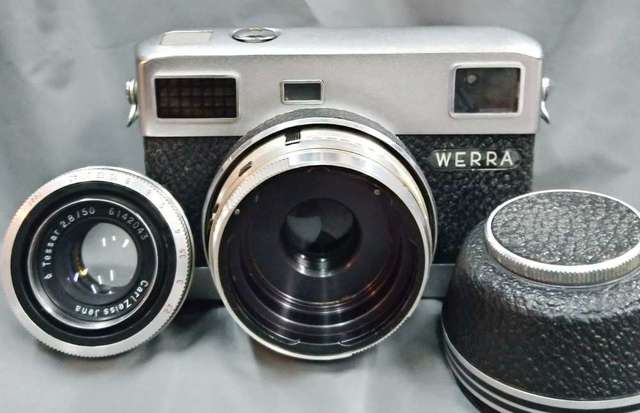 東德 蔡司 WERRA Ⅲ 菲林機身 連  50mm f2,8  TESSAR 標準鏡