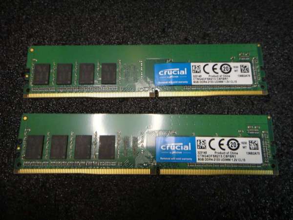 Desktop Ram Crucial 8GBx2 DDR4 2133 共16GB
