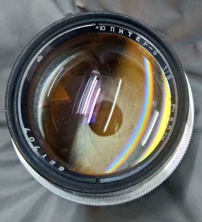 60's 蘇聯Jupiter-9 85mm f2  Nikon-S/Contax RF mount /少有 烏克蘭 Arsenal 光學廠 生產