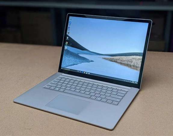 [全新未開封] Microsoft Surface Laptop 4 15” 15吋 Platinum銀色 AMD R7 / 8 / 256GB 手提電腦 平板