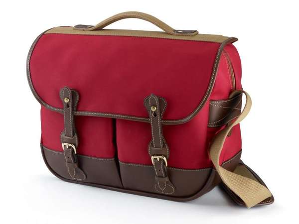 Brand New - Billingham Eventer Camera Bag  (Burgundy Canvas/Chocolate Leather)