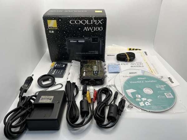Nikon Coolpix AW100 - original box set