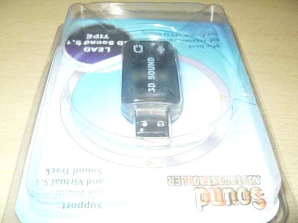 全新 USB2.0 External 3D Sound Card