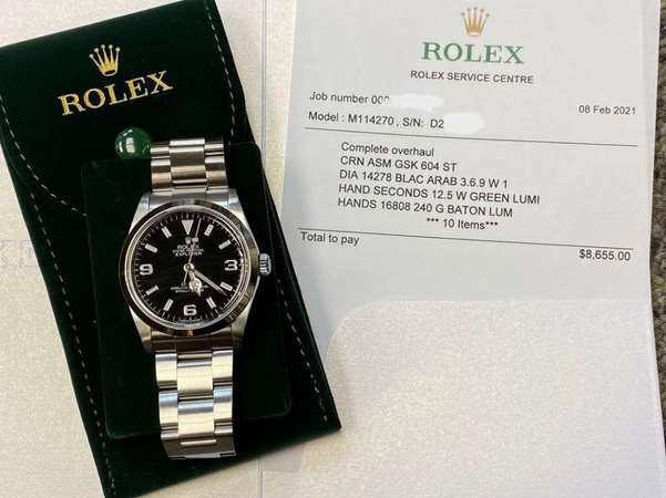 Rolex Explorer 114270 不議價
