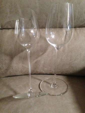 🍷 RONA LEANDROS Sensual Wobbling Bordeaux Wine Glass 3pc NEW 紅酒杯 3只🍷