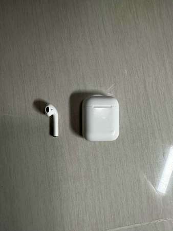 apple -Aripods，充電盒+左耳