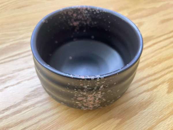 黑色落櫻抹茶碗 抺茶碗